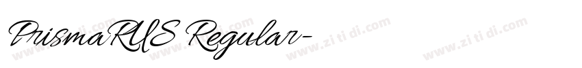 PrismaRUS Regular字体转换 PrismaRUS Regular字体转换